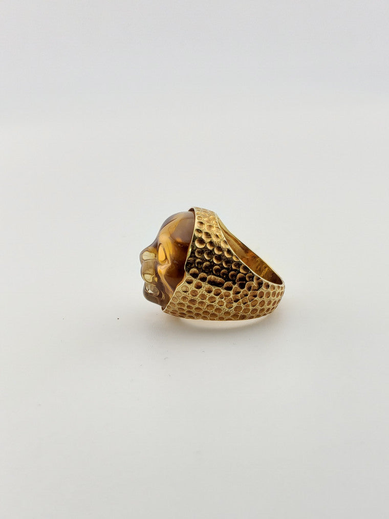 Citrine Cougar Ring