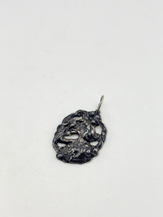 SS Art Nouveau Lady Pendant