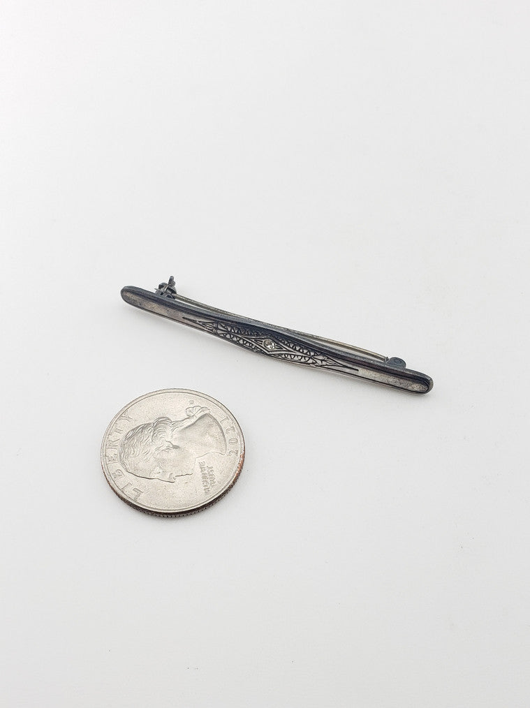 SS Rhinestone Bar Pin