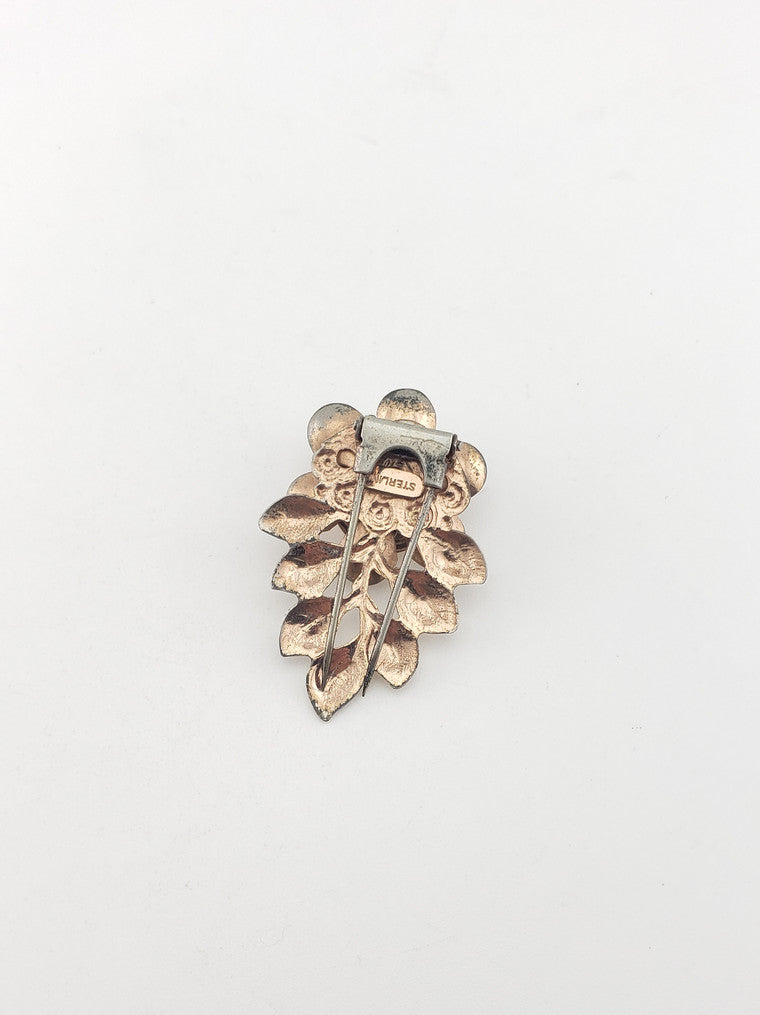 Vermeil Art Deco Clip