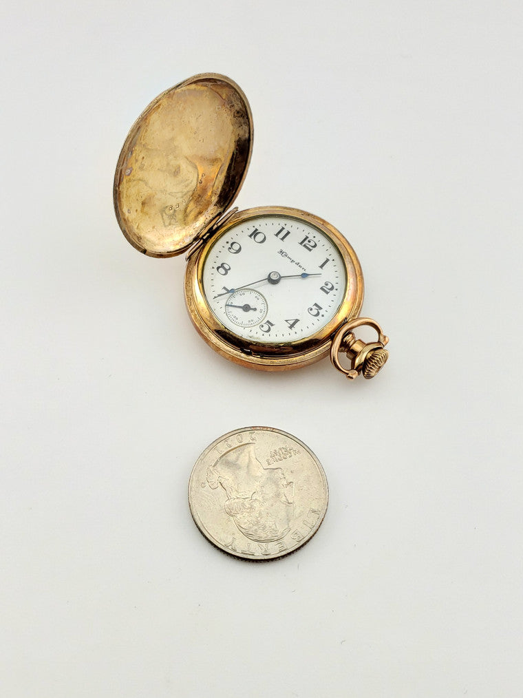 Engraved Hampden Pocket Watch