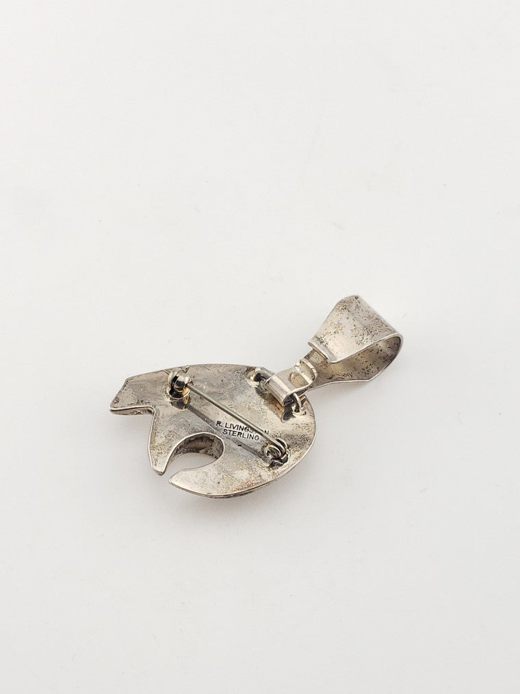 SS Navajo Spirit Bear Pendant/Pin
