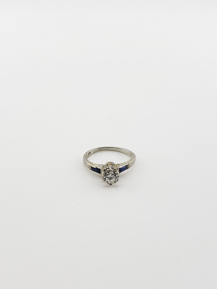 18k Half Carat Diamond Solitaire