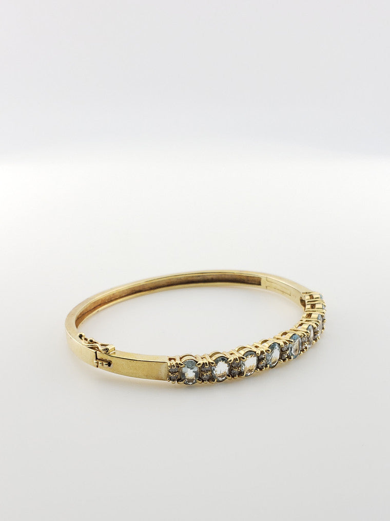 Aquamarine Bangle