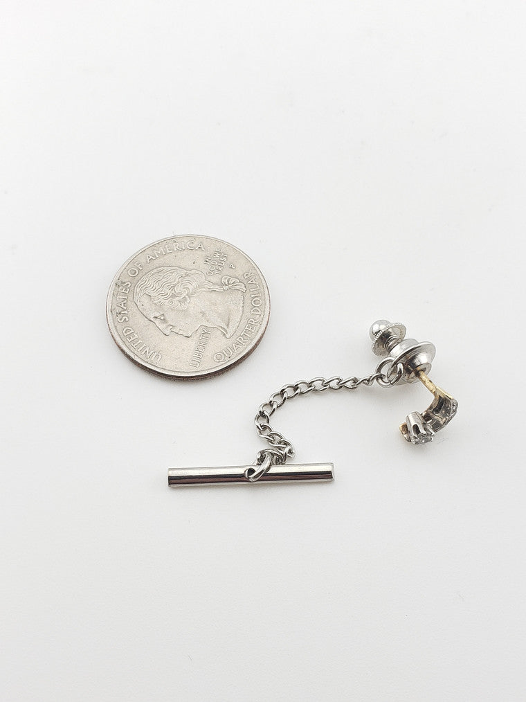 Moon and Star Tie Tac