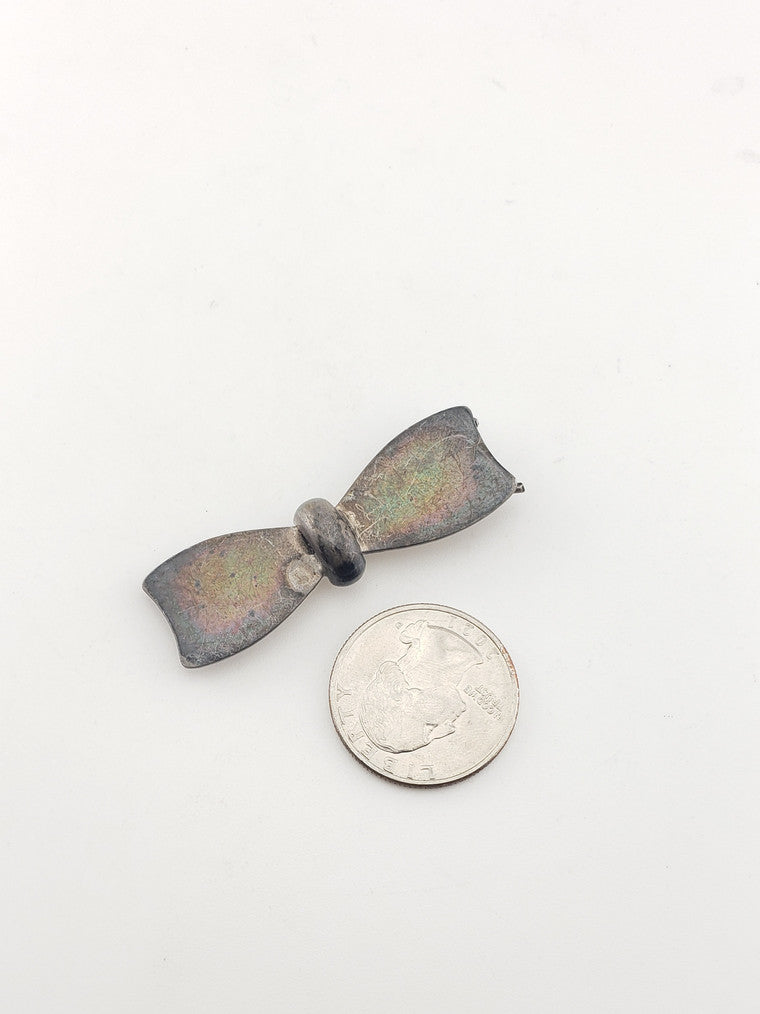 Small SS Bow Barrette