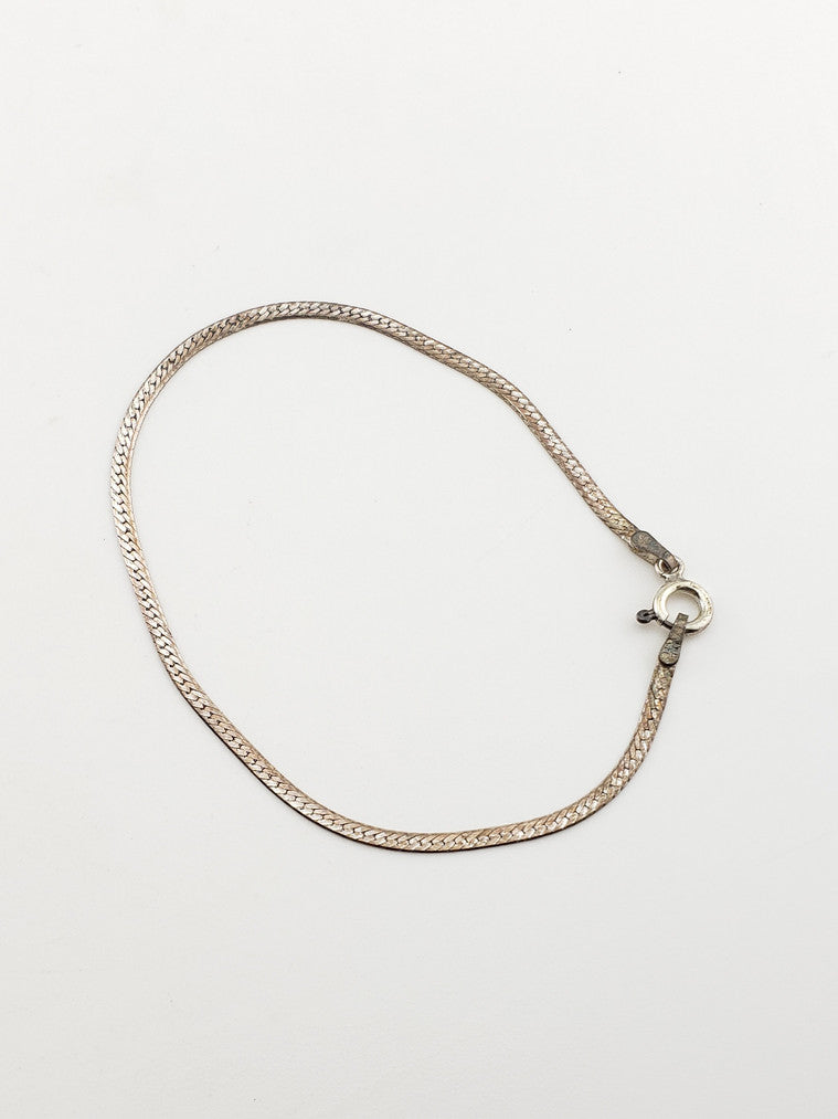 SS Herringbone Bracelet