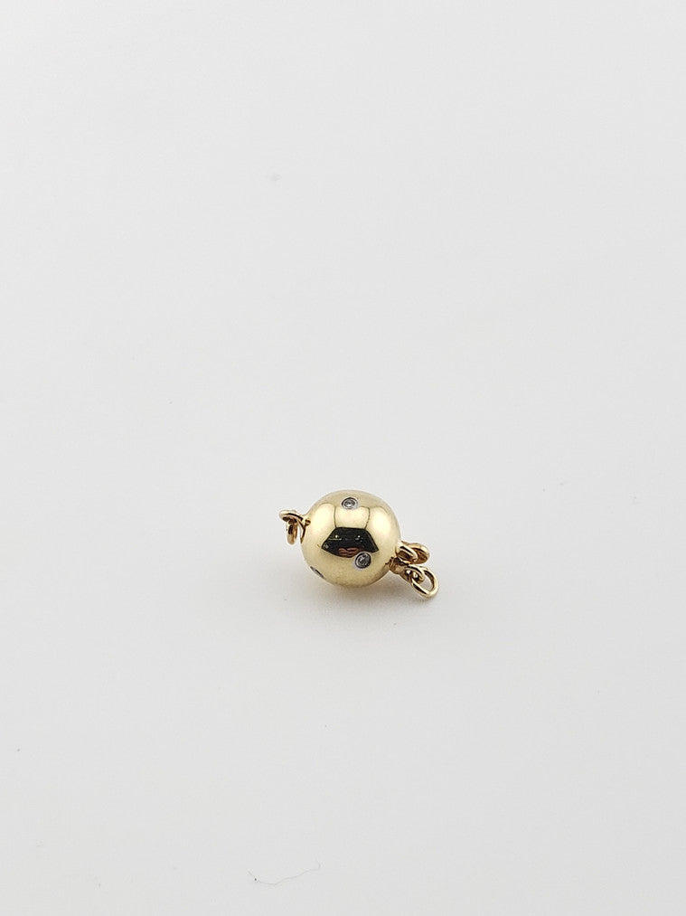 Diamond Sphere Clasp
