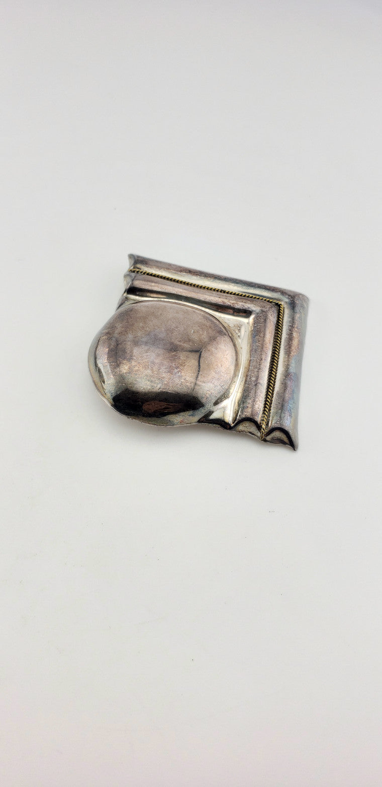 SS Art Deco Revival Pin/Pendant