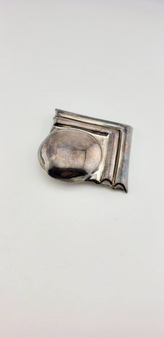 SS Art Deco Revival Pin/Pendant