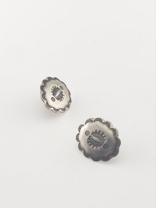 Silver Western Button Covers