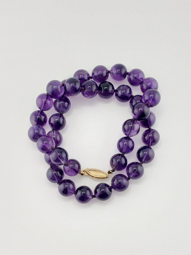 Large Amethyst Strand 16"