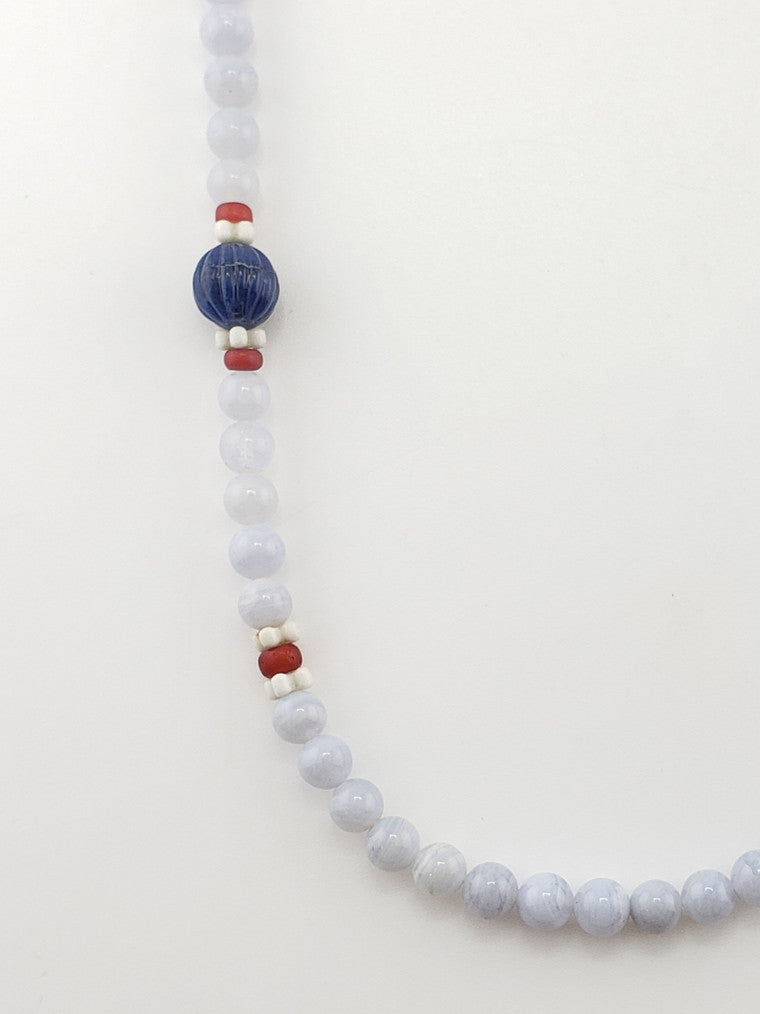 Blue Lace Agate Strand - 28"
