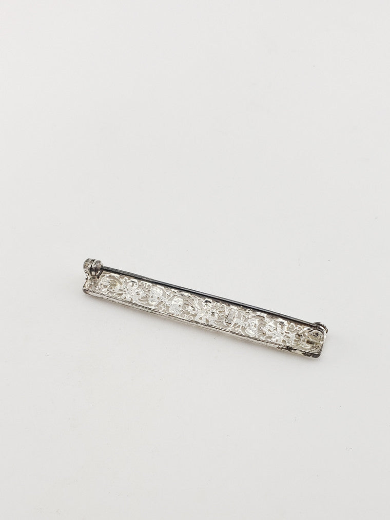SS German Filigree Bar Pin