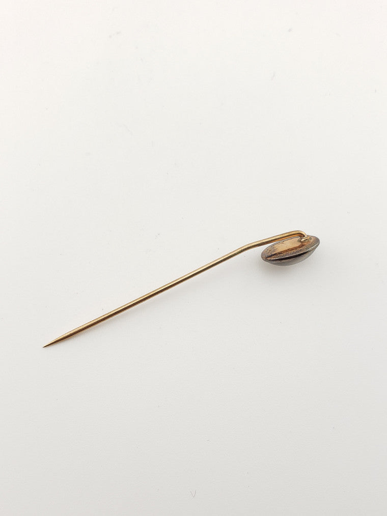 Antique Oval Moonstone Stickpin