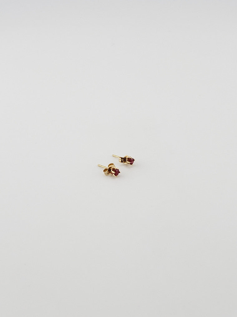 Ruby Studs 3