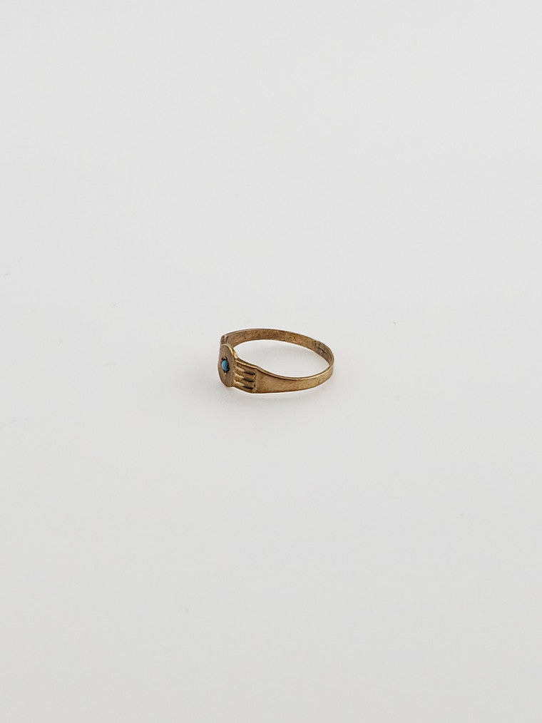 Tiny Turquoise Baby Ring