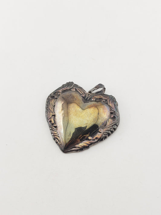 Vintage SS Heart Pendant