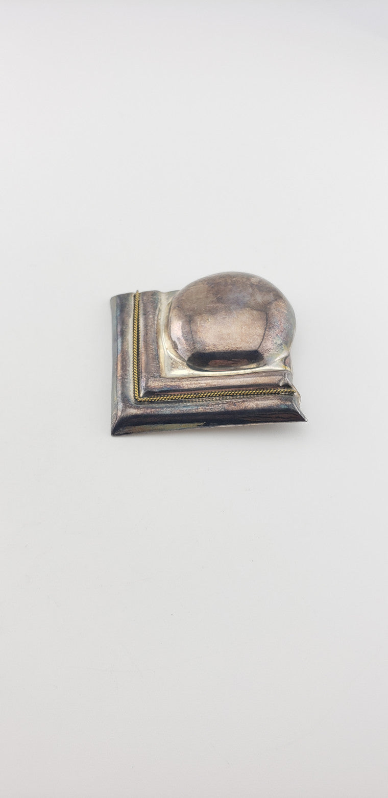 SS Art Deco Revival Pin/Pendant