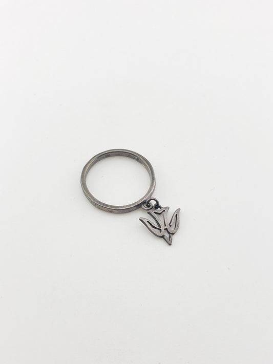 Sterling Avery Bird Charm Ring