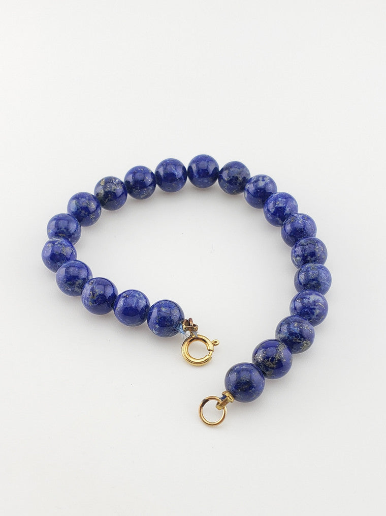 GF Lapis Bead Bracelet