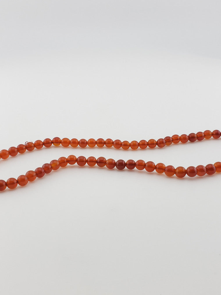 Fine Color Carnelian Strand