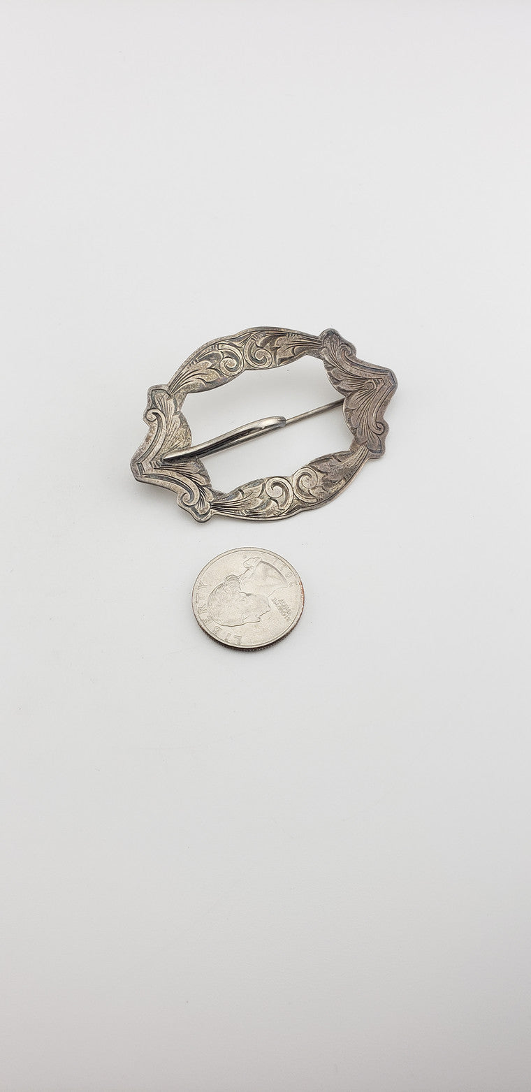 SS Victorian Sash Pin