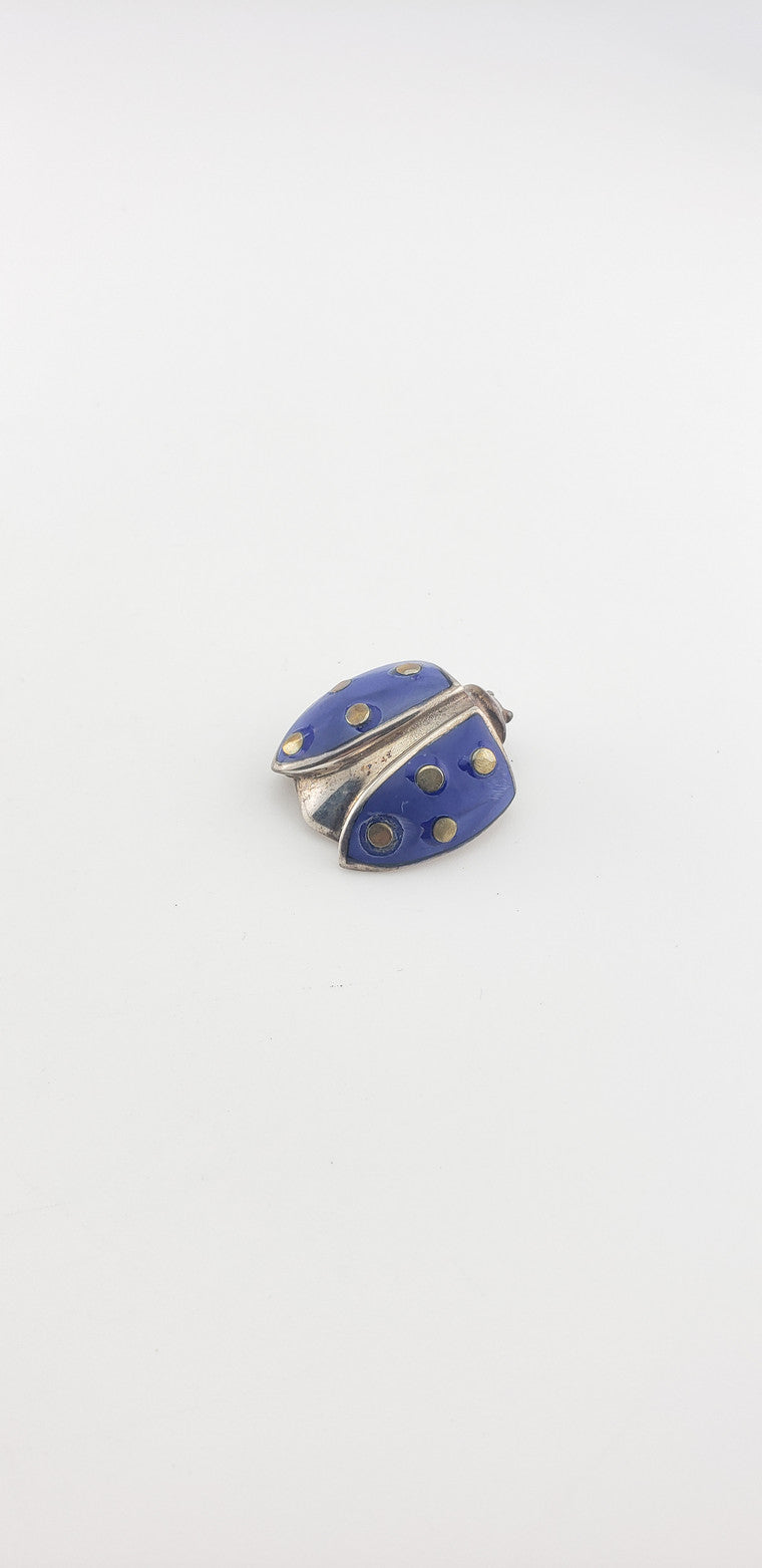 SS Enamel LadyBug Pin