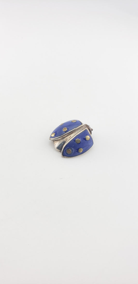 SS Enamel LadyBug Pin