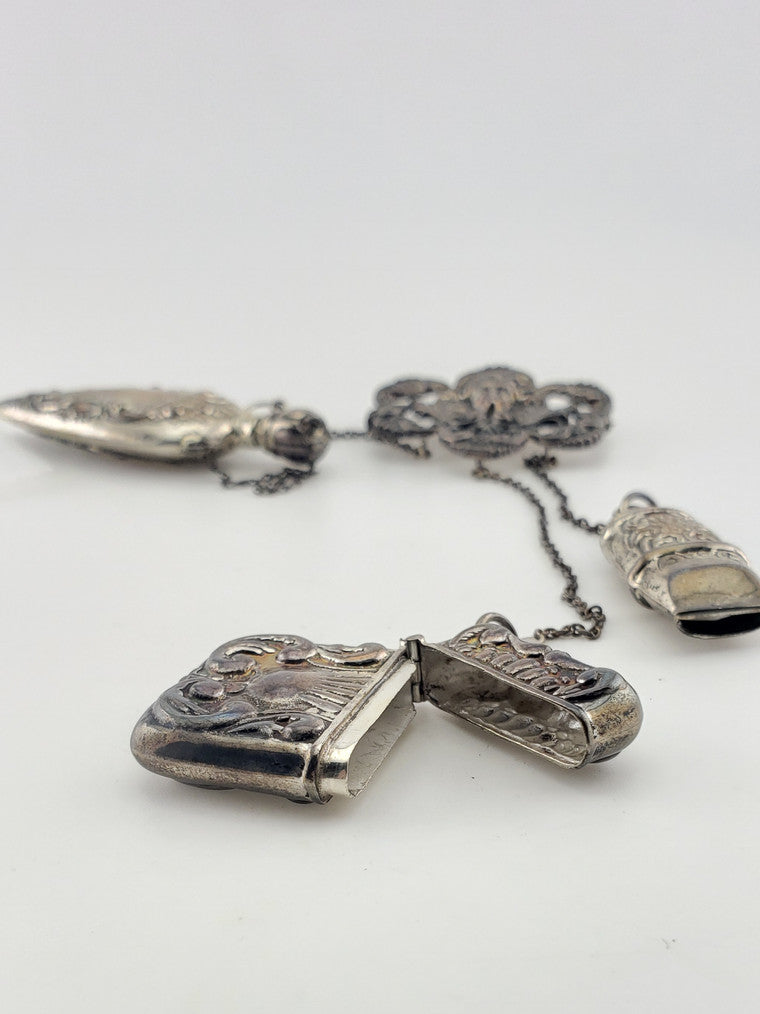 SS Art Nouveau Chatelain Pin