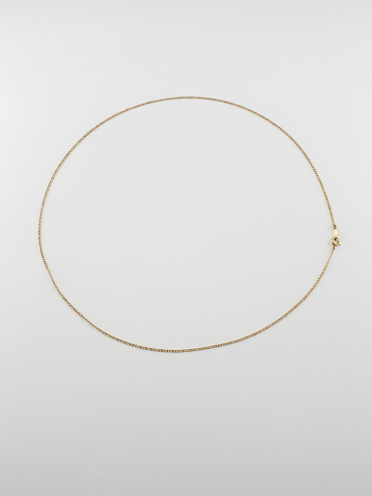 10k Dainty Curb Chain