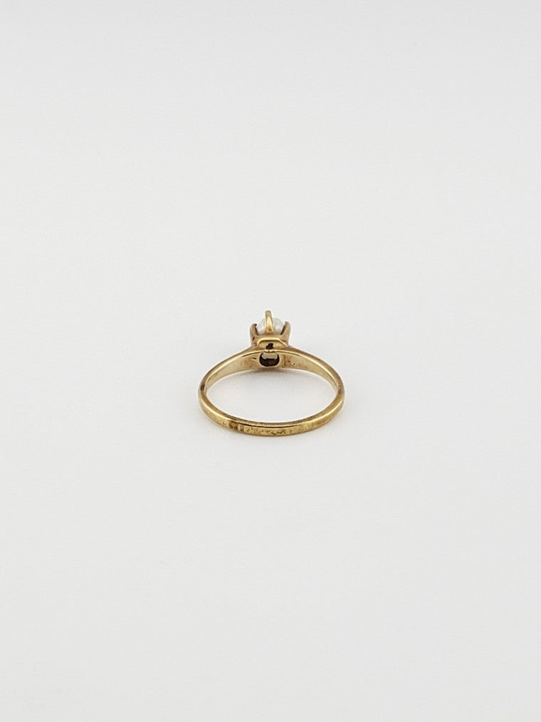 18K Victorian Pearl Ring