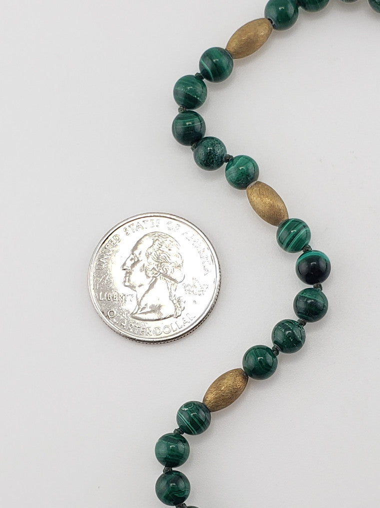 Malachite Strand 14"