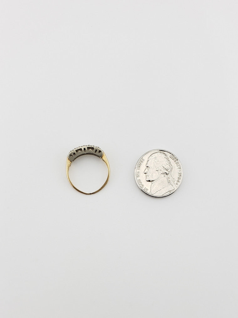 Three Row Diamond Band