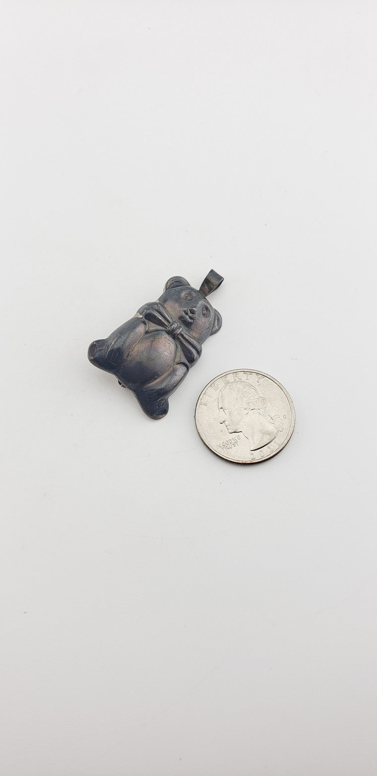 SS Bear Pin/Pendant