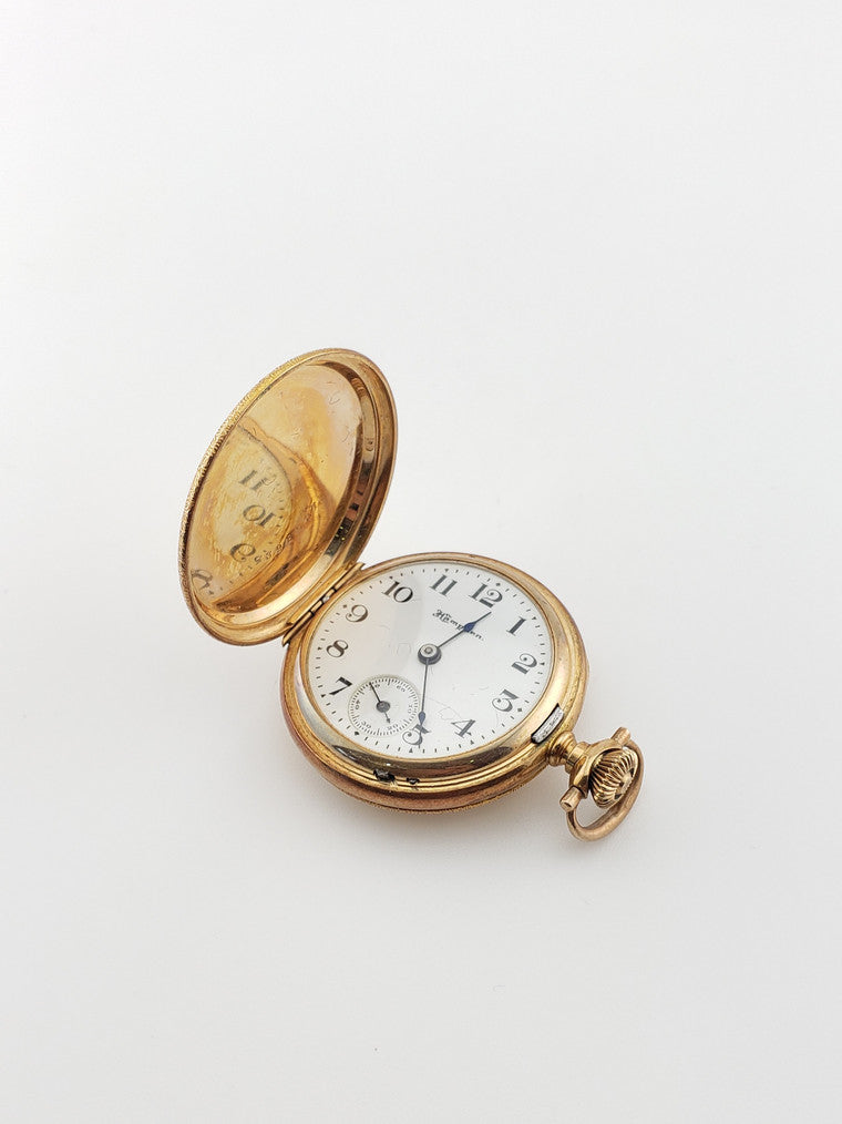 Hampden Engraved Pocket Watch