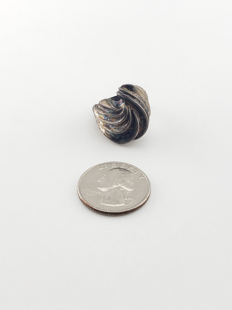 Vintage Silver Wave Ring