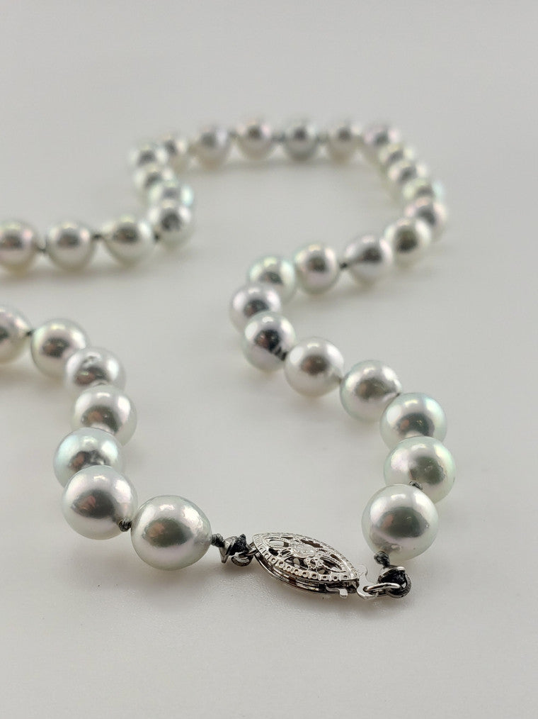 Pearl Strand #4 - Silver Pearl