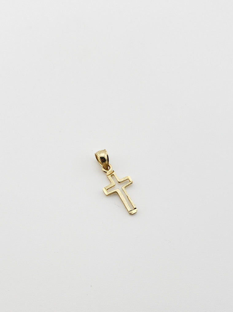 Engraved Cross Pendant