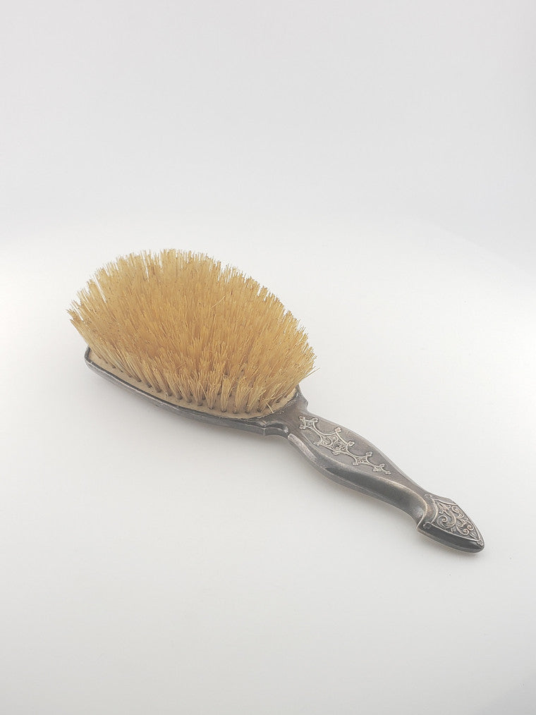 Antique SS Vanity Hair Brush