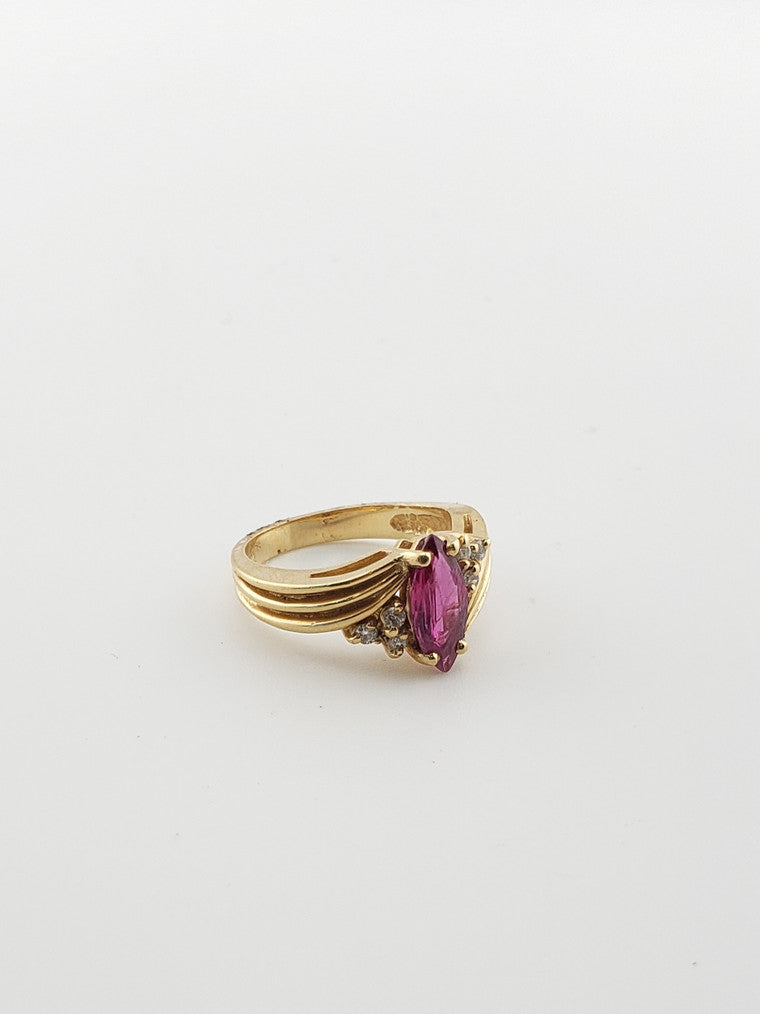 Marquise Ruby Ring