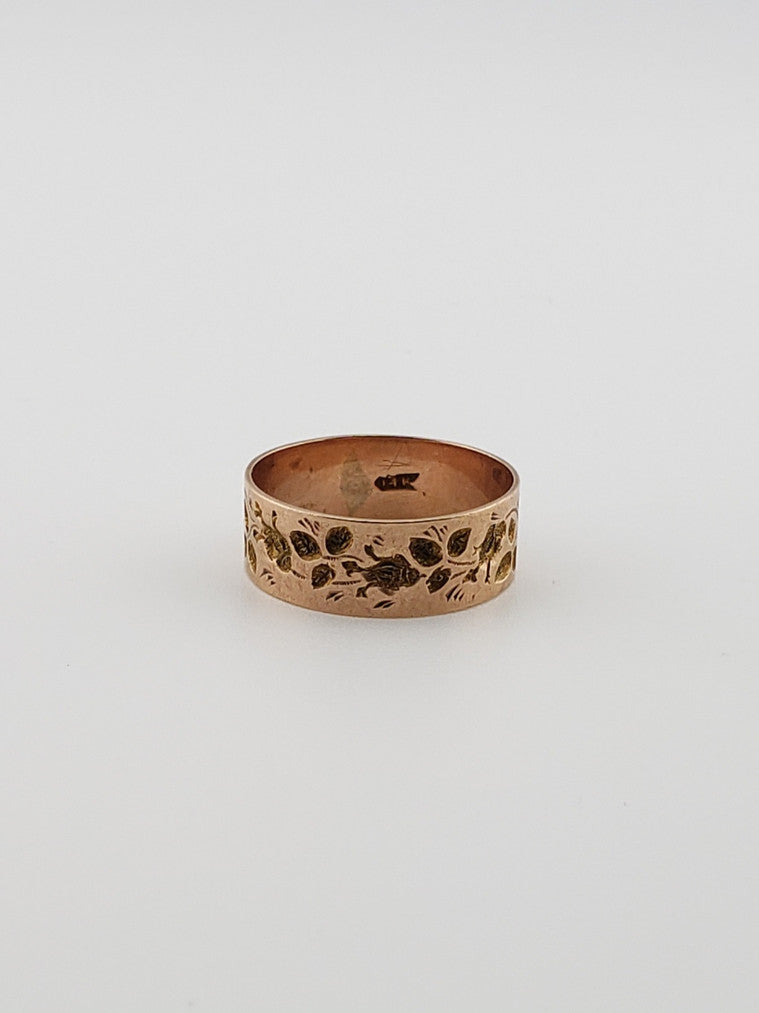 Floral Stamp Ring
