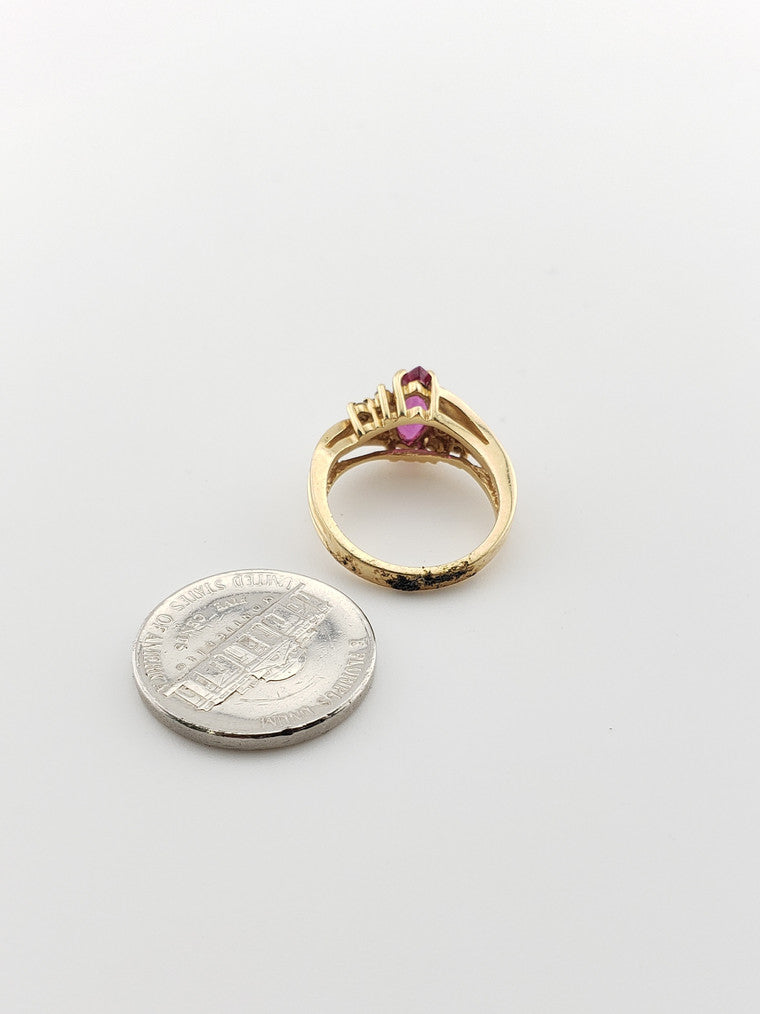 Marquise Ruby Ring