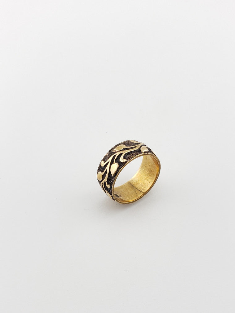 Oxidized Leaf Band