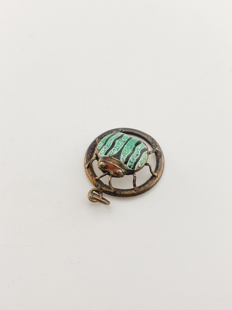 SS Vintage Bug Charm Pendant