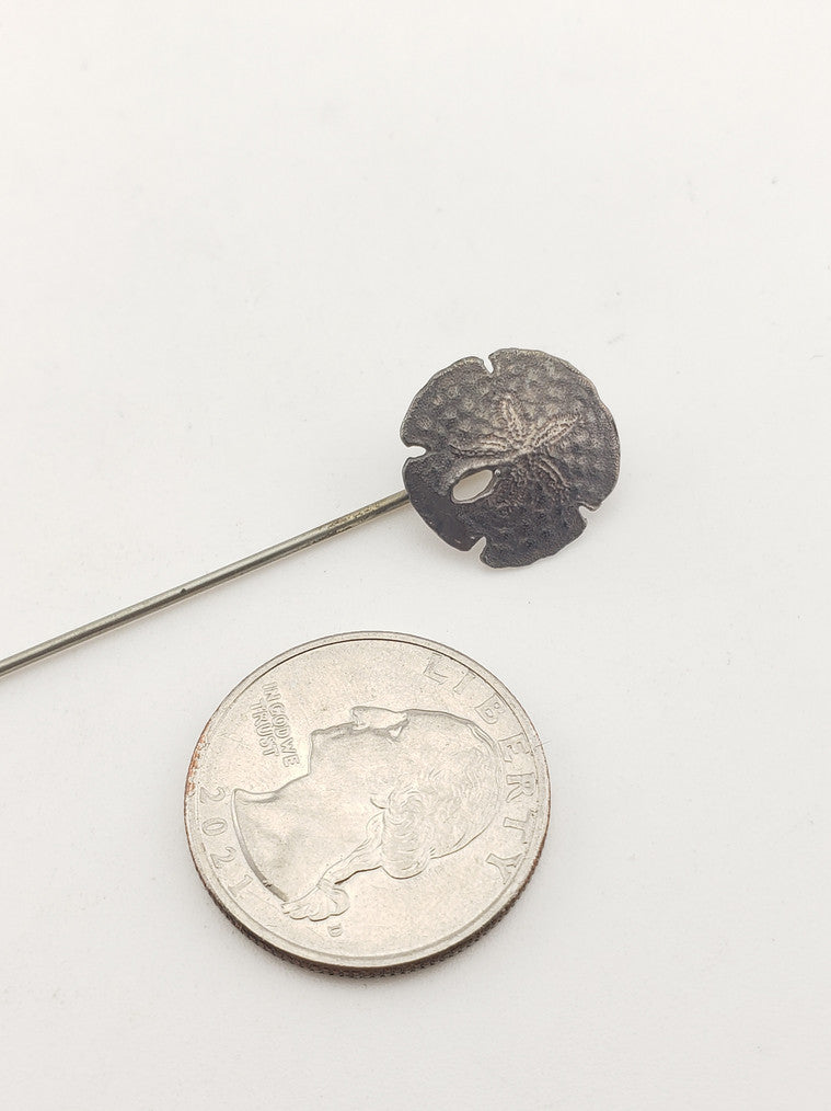 SS Sand Dollar Stick Pin