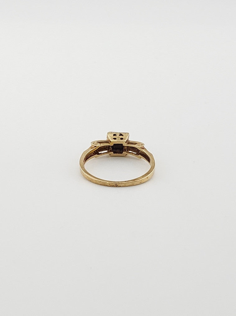 Tri-Miligrain Antique Style Ring