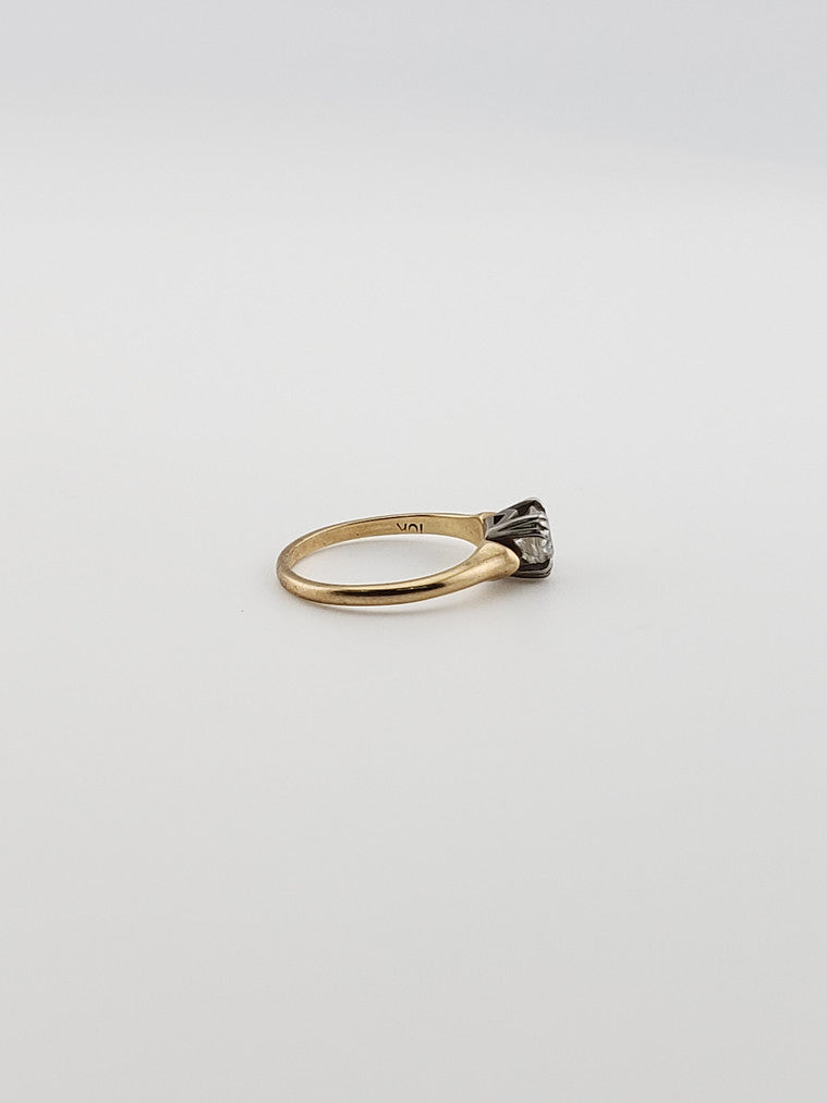 Solitaire CZ Ring