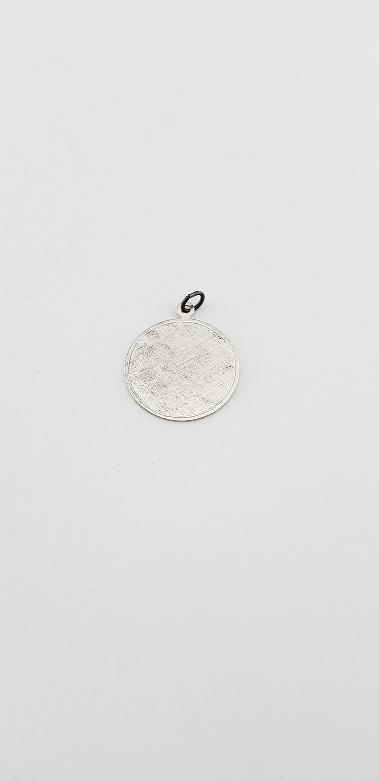 SS Matte Round Charm