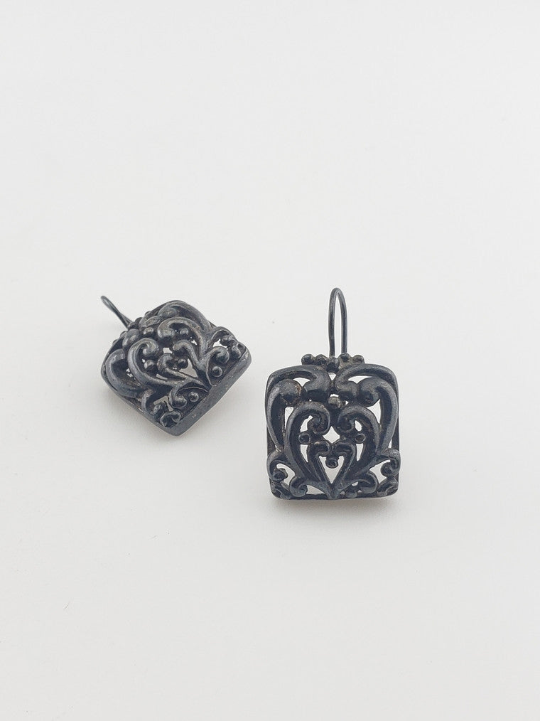 SS Square Art Nouveau Earrings